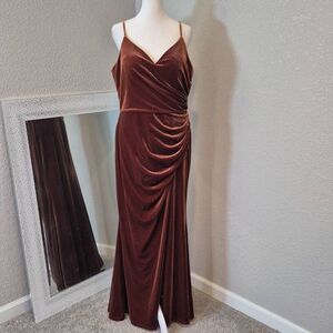 Revelry Rory Velvet Maxi Gown Dress Size 14